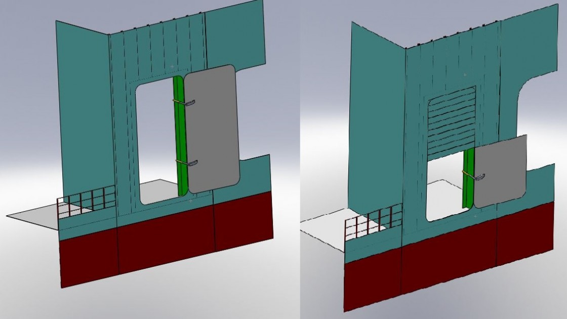 ROV hangar doors