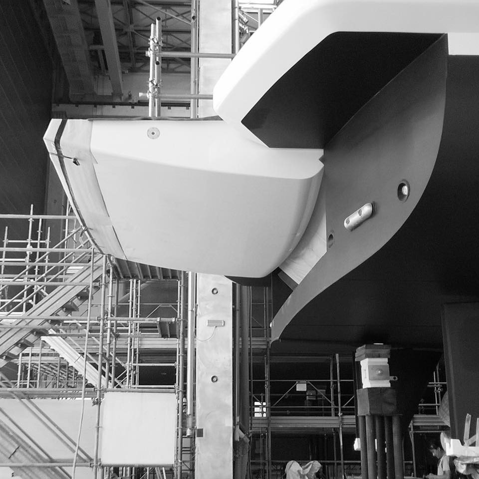 M/Y shell platforms & doors (stern and side)