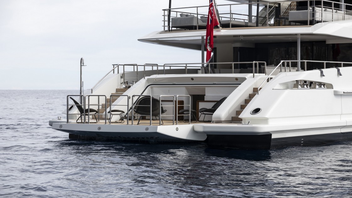 M/Y shell platforms & doors (stern and side)
